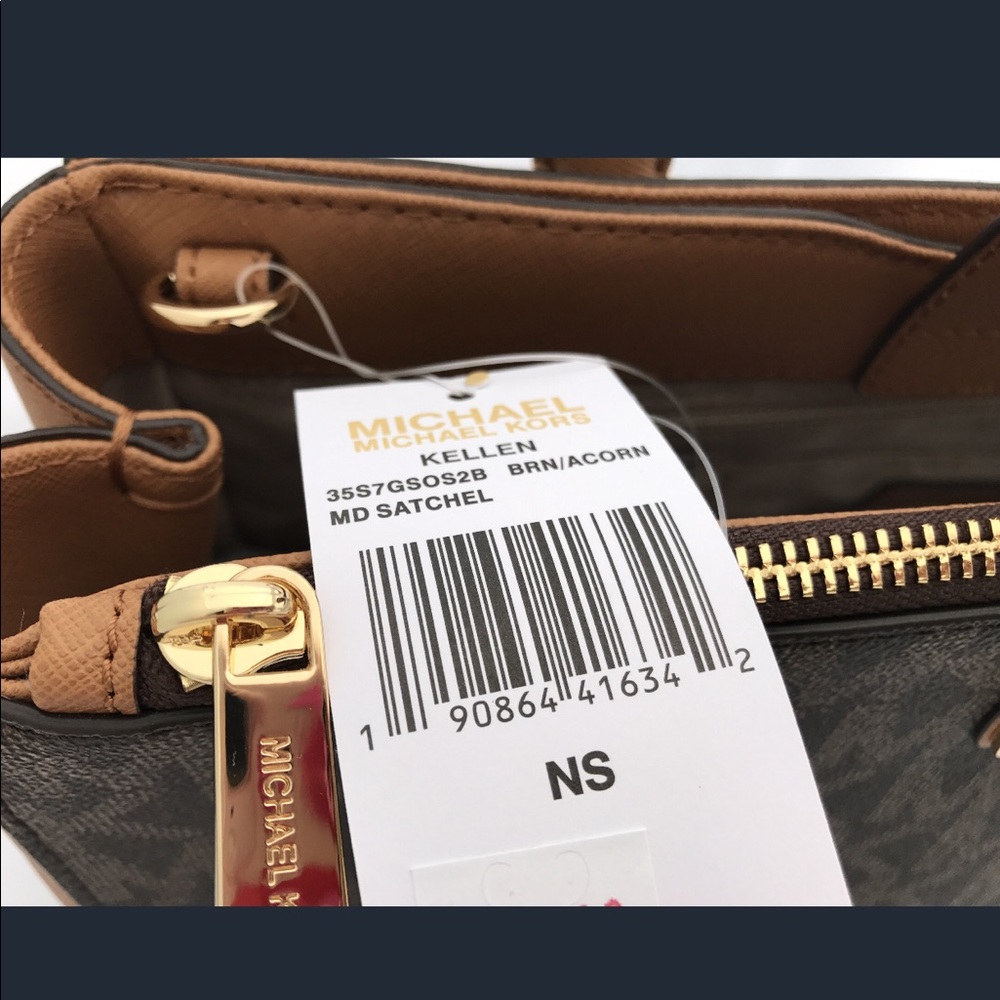 NWT Michael Kors Kellen Medium Satchel Crossbody - Picture 6 of 8
